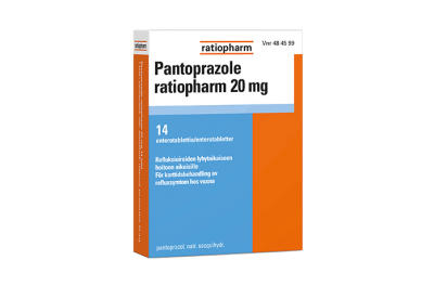 Pantoprazole ratiopharm 20 mg narastykseen
