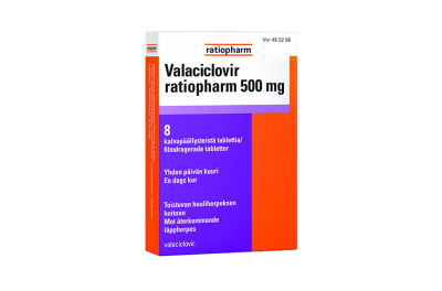 Valaciclovir_ratiopharm_toistuvan 500 mg_huuliherpeksen_hoitoon