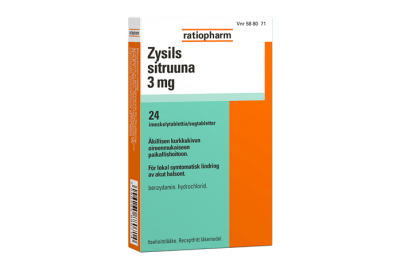 Zysils 3 mg -sitruuna