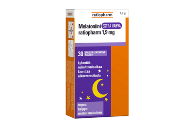 Melatoniini Extra Vahva suussa liukeneva kalvo