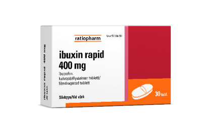 ibuxin rapid. Se nopeavaikutteinen särkylääke.