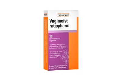 emätinpuikko kosteuttaa ja auttaa ylläpitämään emättimen Emättimen kosteuttamiseen Vagimoist_ratiopharm_